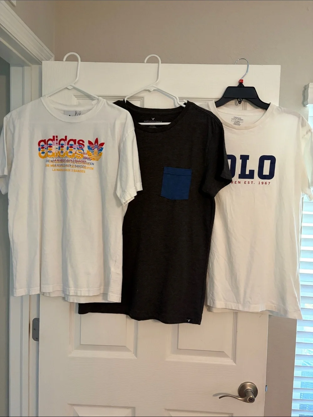 Polo by Ralph Lauren White Tee with Navy Logo